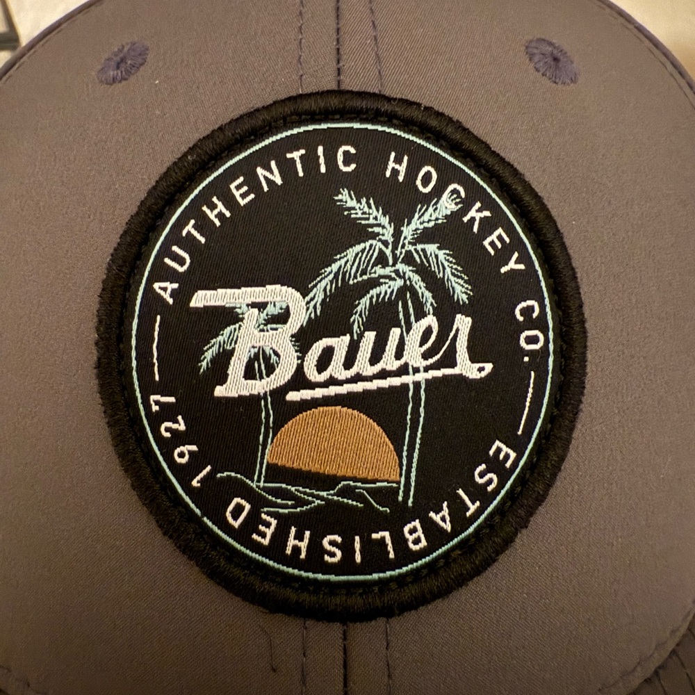 Bauer Gray Cap with Logo